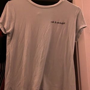 Lilac cropped tee